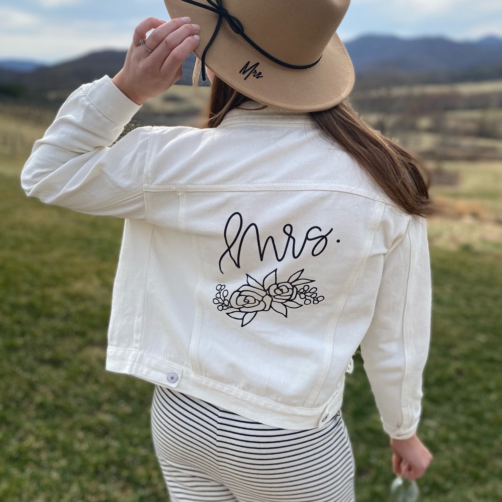 MRS. White Jean Jacket